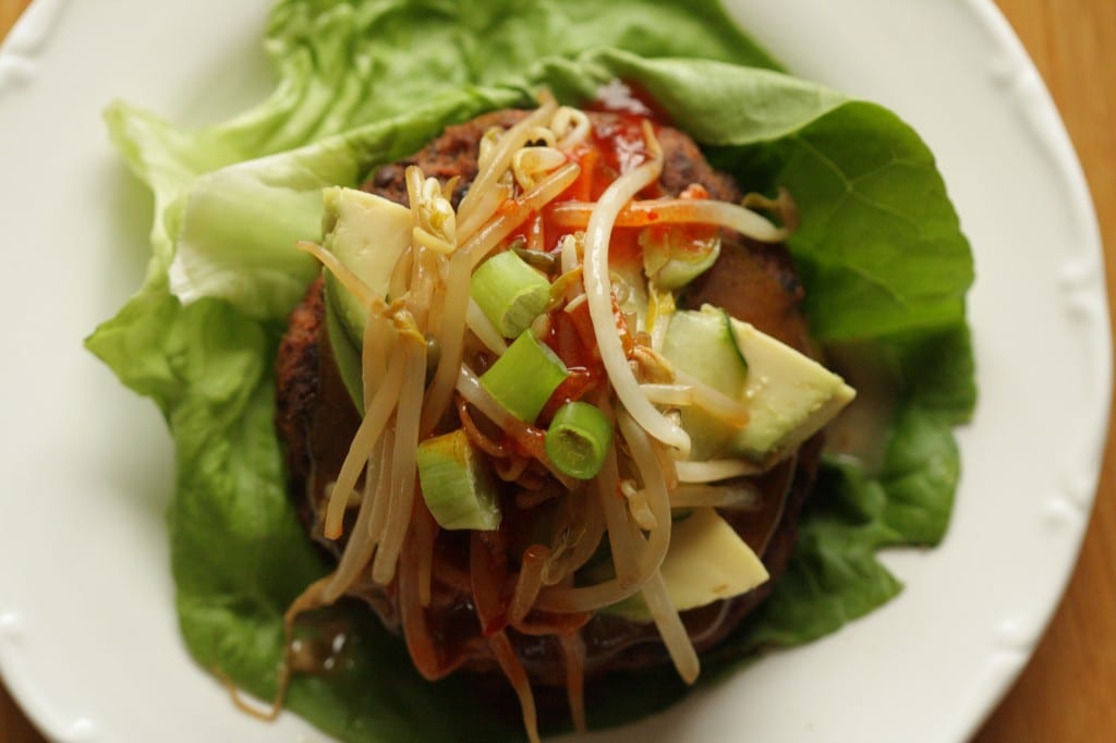 asian style veggie burger