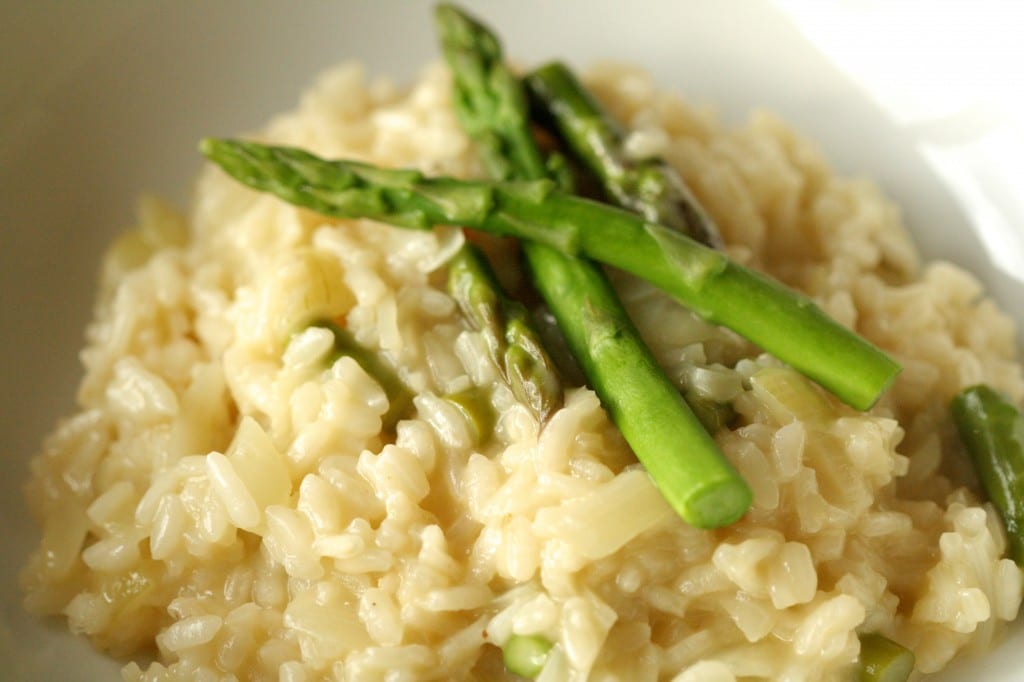 Asparagus risotto recipe