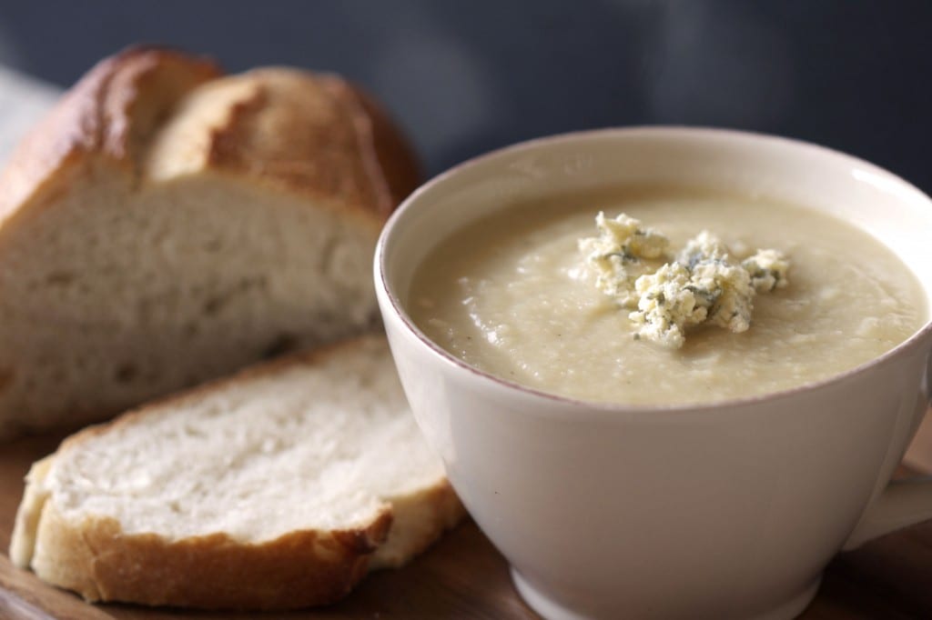 Recipe Celeriac and Cashel Blue Cheese Soup Gourmet Grazing