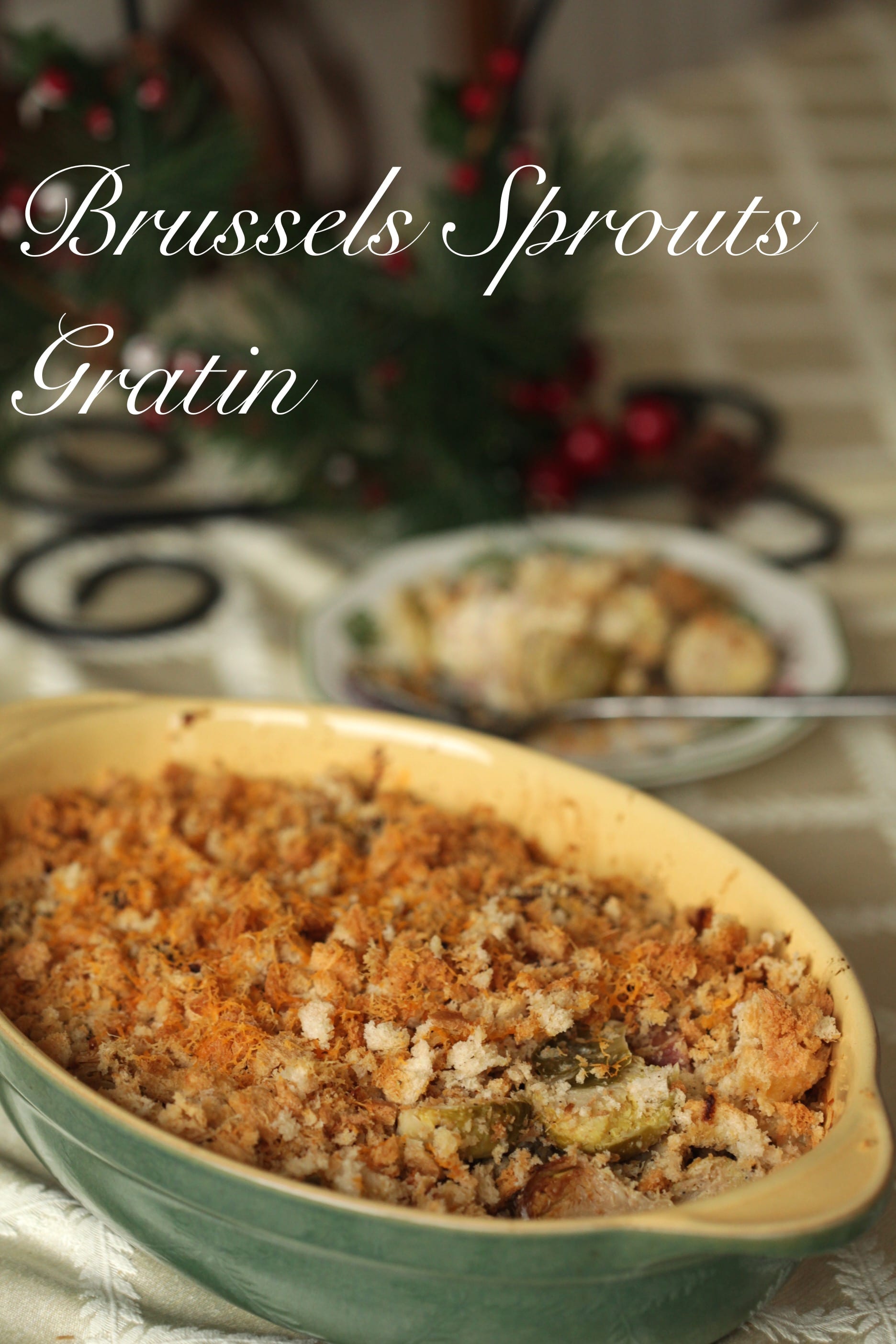 brussels sprout gratin