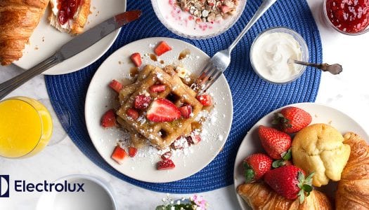 Recipe: Steam Baked Strawberry Waffles