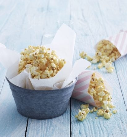 caramel coconut popcorn recipe