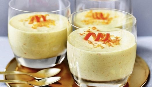 Clementine, Ginger & White Chocolate Mousse Recipe by M&S