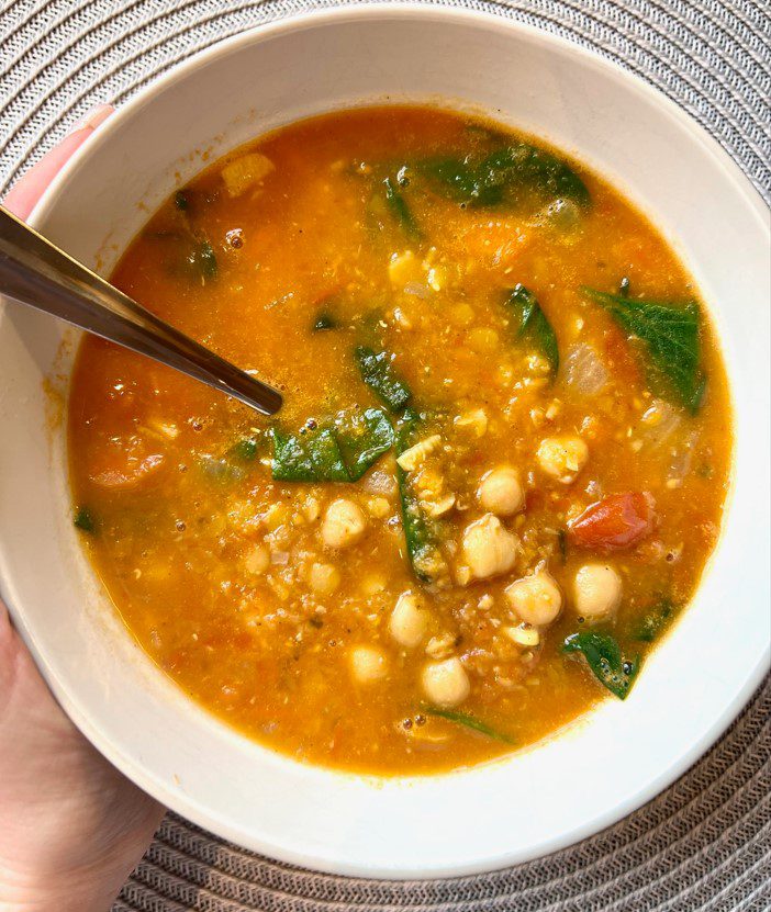 lentil and chickpea soup recipe