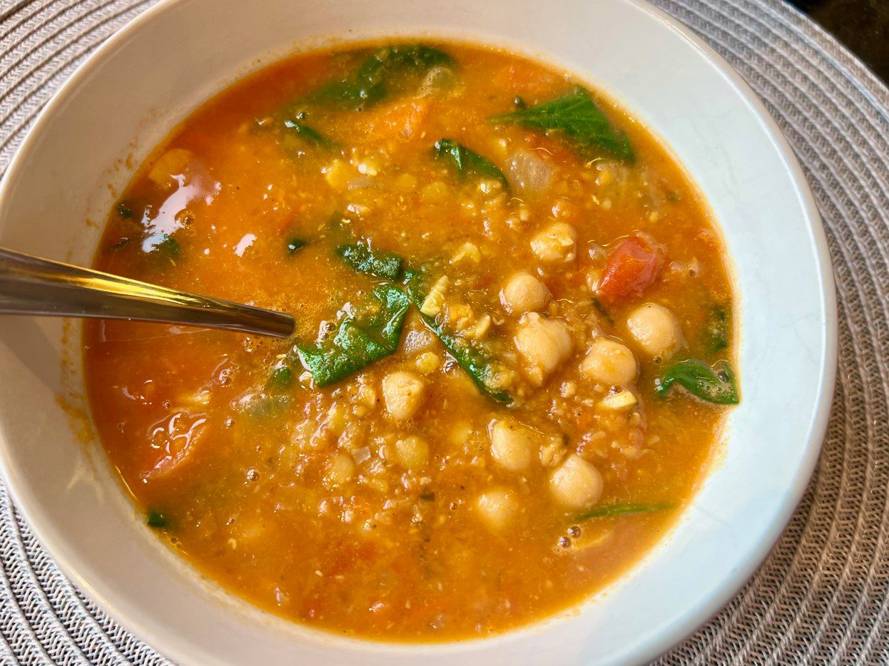 lentil and chickpea soup recipe